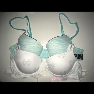 Victoria's Secret PINK bras 34AA
